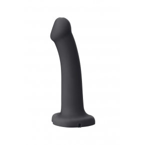 Фаллос с имитацией эякуляции Silicone Cum Dildo, черный