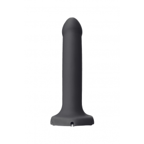 Фаллос с имитацией эякуляции Silicone Cum Dildo, черный