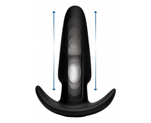 Анальная пробка, способная совершать толчковые движения Kinetic Thumping 7X Medium Anal Plug