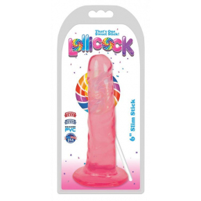 Фаллоимитатор LolliCock Slim Stick Dildo, розовый