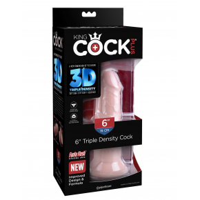Фаллоимитатор Pipedream King Cock Plus 6" Triple Density Cock