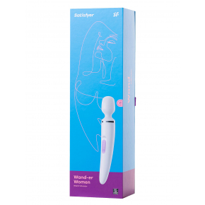 Вибромассажер Satisfyer Wand-er Woman, белый