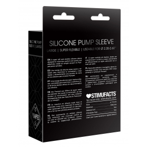 Уплотнительная насадка для помпы Shots Media Silicone Pump Sleeve Large