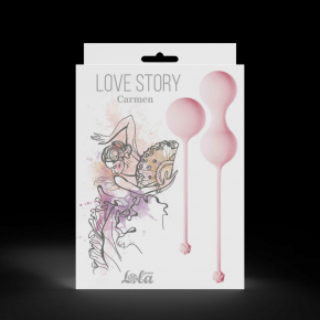 Набор вагинальных шариков Love Story Carmen, розовые