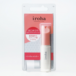 Вибратор в форме тюбика помады Tenga Iroha Stick, белый