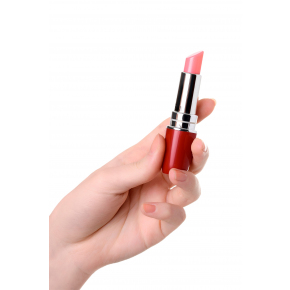 A-Toys Lipstick Vibe — красный мини-вибратор в форме губной помады, 9×2.2 см