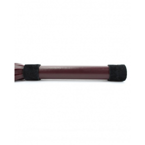 Бордовая плеть Lady's Arsenal с гладкой ручкой, 45 см