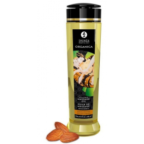 Съедобное массажное масло с ароматом миндаля Shunga Organica Almond Sweetness, 240 мл