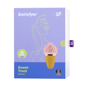 Клиторальный стимулятор Satisfyer Sweet Treat, коричнево-розовый