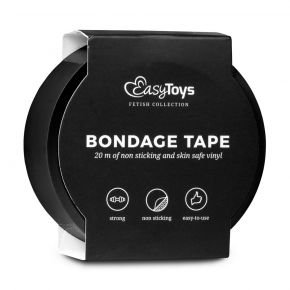 Лента для бондажа Fetish Collection Easytoys Bondage Tape, черный
