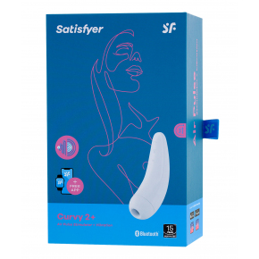 Клиторальный стимулятор Satisfyer Curvy 2+, белый