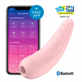 Клиторальный стимулятор Satisfyer Curvy 2+, розовый