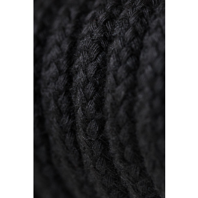 Текстильная веревка для бондажа, черная