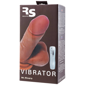 Вибратор-реалистик с пультом ДУ RealStick Elite Mulatto Mr. Rivera