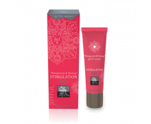 Возбуждающий интимный гель для двоих Shiatsu Stimulation Gel Pomegranate & Nutmeg, 30 мл