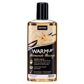 Разогревающее съедобное массажное масло с ароматом ванили Joy Division WARMup Vanilla, 150 мл
