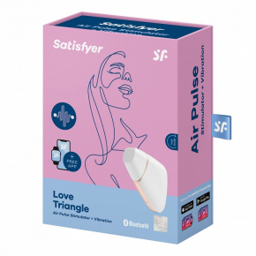 Клиторальный стимулятор Satisfyer Love Triangle, белый