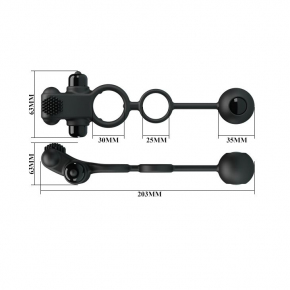 Эрекционное виброкольцо Pretty Love Vibrating Penis Sleeve IV