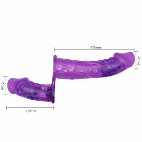 Женский страпон с вагинальной вибропробкой Ultra