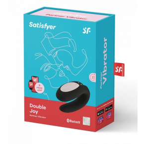 Вибратор для пар Satisfyer Double Joy, черный