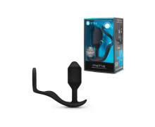 Анальный плаг с эрекционным кольцом b-Vibe Snug & Tug