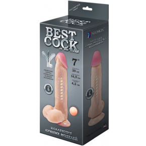 Реалистичный фаллоимитатор на присоске Best Cock 7"