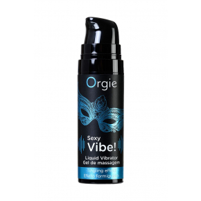 Гель для массажа с эффектом вибрации («жидкий вибратор») Orgie Sexy Vibe Liquid Vibrator, 15 мл.