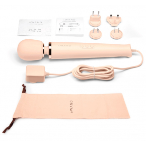 Вибромассажер Le Wand Plug-In Vibrating Massager, кремовый