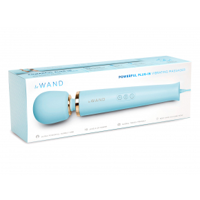 Вибромассажер Le Wand Plug-In Vibrating Massager, голубой