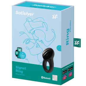 Эрекционное виброкольцо Satisfyer Signet Ring с возможностью управления через приложение
