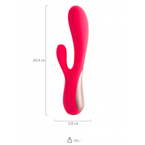 Вибратор с возможностью управления через приложение Satisfyer Mono Flex, красный