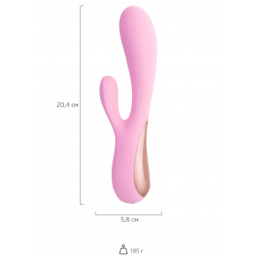 Вибратор с возможностью управления через приложение Satisfyer Mono Flex, розовый