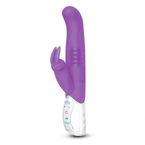 Вибратор Rabbit Essentials G-Spot Rabbit Vibrator with Rotating Shaft, фиолетовый