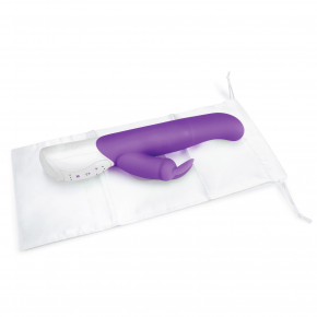 Вибратор Rabbit Essentials G-Spot Rabbit Vibrator with Rotating Shaft, фиолетовый