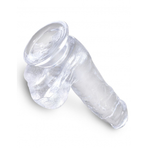 Фаллоимитатор King Cock Clear 6" Cock with Balls