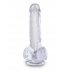 Фаллоимитатор King Cock Clear 6" Cock with Balls