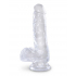 Фаллоимитатор King Cock Clear 6" Cock with Balls