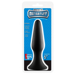 Анальная пробка MenzStuff Metal Ball Butt Plug, черная