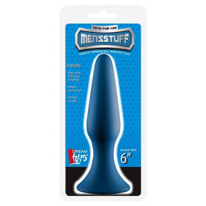 Анальная пробка MenzStuff Metal Ball Butt Plug, синяя