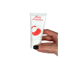 Лубрикант на водной основе с ароматом клубники Love Protection Strawberry