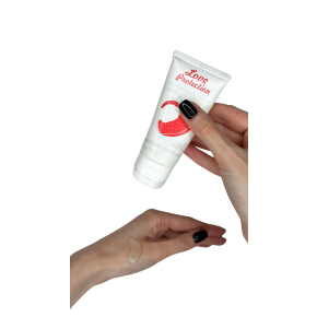 Лубрикант на водной основе с ароматом клубники Love Protection Strawberry
