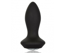 Анальная вибропробка с кристаллом Power Gem Vibrating Petite Crystal Probe, черная
