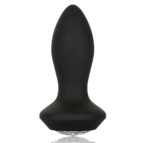 Анальная вибропробка с кристаллом Power Gem Vibrating Petite Crystal Probe, черная