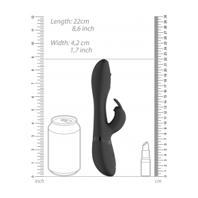 Вибромассажер-кролик Vive Mira, черный