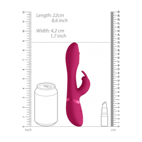 Вибромассажер-кролик Vive Mira, розовый