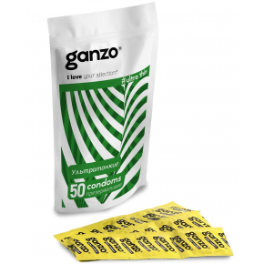 Презервативы Ganzo Ultra Thin, 50 шт.