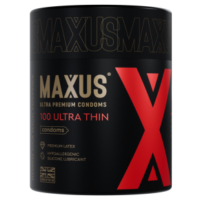 Ультратонкие презервативы Maxus Ultra Thin, 100 шт.