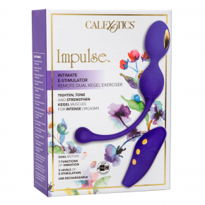 Вагинальный тренажер-миостимулятор с вибрацией California Exotic Novelties Impulse Intimate E-Stimulator Dual Kegel