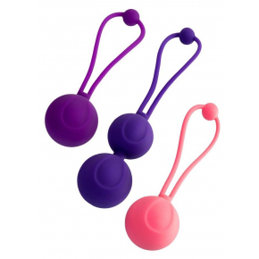 Набор из 3-х вагинальных шариков ToyFa L'Eroina Bloom