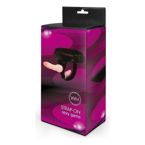 Страпон с вагинальной пробкой